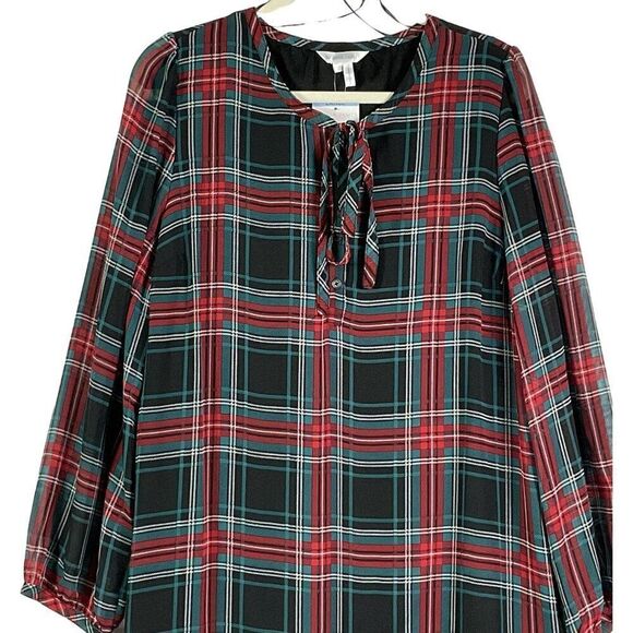 Draper James Rosanne Shift Dress in Georgia Plaid Belle Meade, NWT, Large - Picture 5 of 16